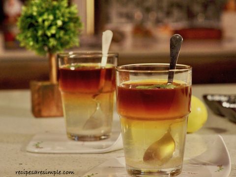 Two Layer Tea - Malabar Lemon Tea - Recipes Are Simple regarding The Versatile Beauty of Gewnee Glass Two-Layer Tea Tables a Closer Look
